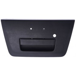 Maniglia portellone posteriore nera con foro blocchetto chiave