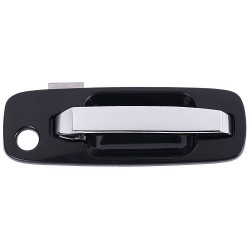 Maniglia apriporta esterna anteriore nera con leva cromata passeggero - dx