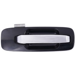 Maniglia apriporta esterna posteriore nera con leva cromata passeggero - dx