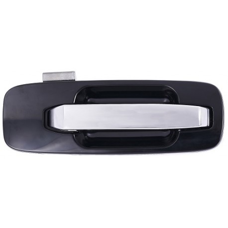 Maniglia apriporta esterna posteriore nera con leva cromata passeggero - dx