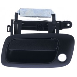 Maniglia apriporta esterna anteriore nera con foro blocchetto chiave guida - sx