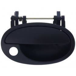 Maniglia apriporta esterna anteriore nera con foro blocchetto chiave passeggero - dx