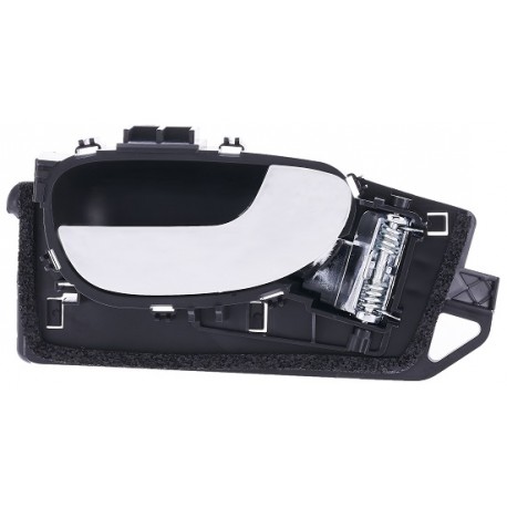 Maniglia apriporta interna anteriore nera con leva cromata passeggero - dx