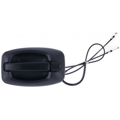 Maniglia apriporta esterna posteriore nera con cavo porta scorrevole bilaterale