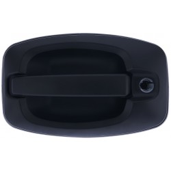 Maniglia portellone posteriore nera con foro blocchetto chiave