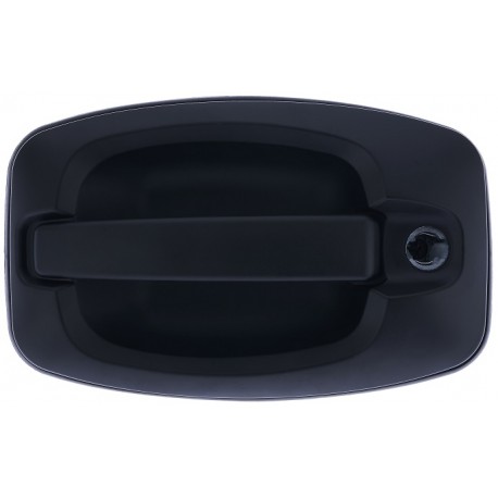 Maniglia portellone posteriore nera con foro blocchetto chiave