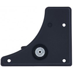 Base maniglia apriporta interna porta scorrevole laterale nera passeggero - dx