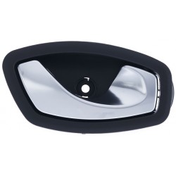 Maniglia apriporta interna anteriore posteriore nera con leva cromata passeggero - dx