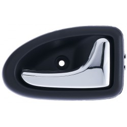 Maniglia apriporta interna anteriore nera con leva cromata passeggero - dx