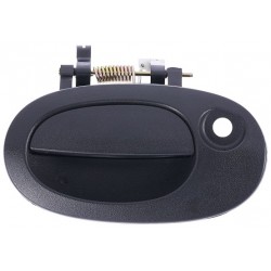 Maniglia portellone posteriore nera con foro blocchetto chiave