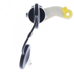 Blocchetto serratura maniglia nera con 2 chiavi bilaterale