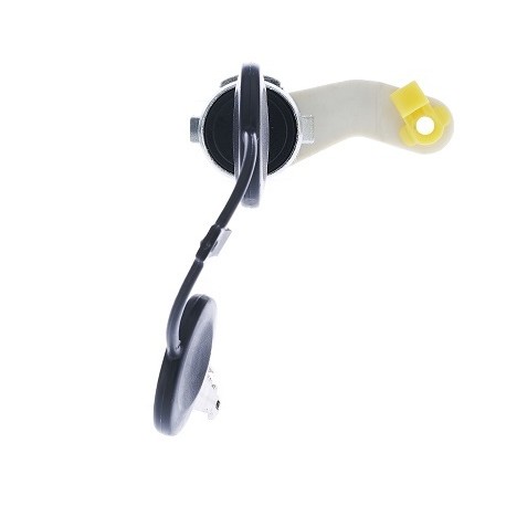 Blocchetto serratura maniglia nera con 2 chiavi bilaterale