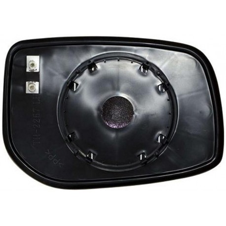 Piastra specchietto termica con vetro attacco tondo lato guida - sx