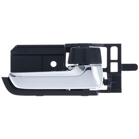 Maniglia apriporta interna anteriore posteriore nera con leva cromata passeggero - dx