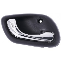 Maniglia apriporta interna anteriore posteriore nera con leva cromata passeggero - dx