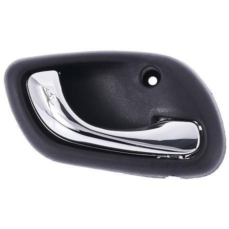 Maniglia apriporta interna anteriore posteriore nera con leva cromata passeggero - dx