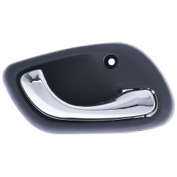 Maniglia apriporta interna anteriore posteriore grigia con leva cromata passeggero - dx