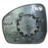 Piastra specchietto termica con vetro azzurrato lato guida - sx