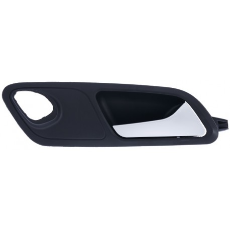 Maniglia apriporta interna anteriore nera con leva cromata satinata passeggero - dx