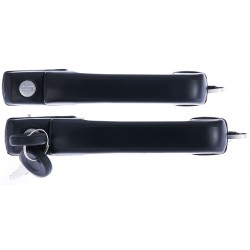 Maniglia apriporta esterna anteriore nera con kit chiavi passeggero - dx