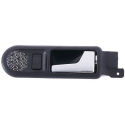 Maniglia apriporta interna posteriore nera con leva cromata passeggero - dx