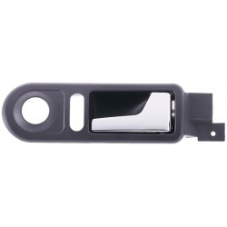 Maniglia apriporta interna anteriore nera con leva cromata per modelli con alzacristalli manuali passeggero - dx