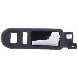 Maniglia apriporta interna anteriore nera con leva cromata per modelli con alzacristalli elettrici passeggero - dx