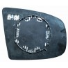 Piastra specchietto termica con vetro blu asferico lato guida - sx