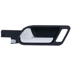 Maniglia apriporta interna anteriore nera con leva satinata passeggero - dx