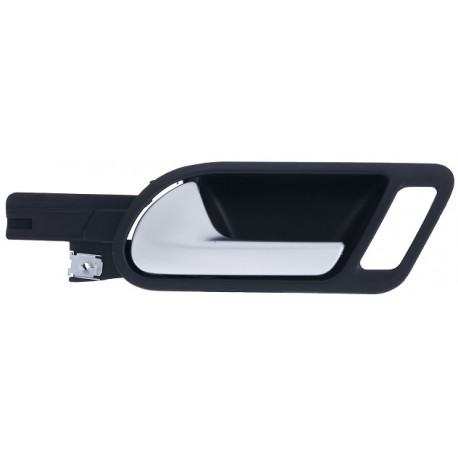 Maniglia apriporta interna anteriore nera con leva satinata passeggero - dx