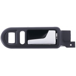 Maniglia apriporta interna anteriore nera con leva cromata passeggero - dx