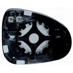 Piastra specchietto termica con vetro blu asferico lato guida - sx