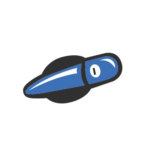 Maniglia apriporta esterna anteriore nera guida - sx