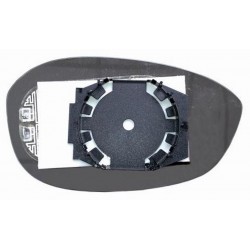Piastra specchietto termica con vetro blu asferico lato guida - sx
