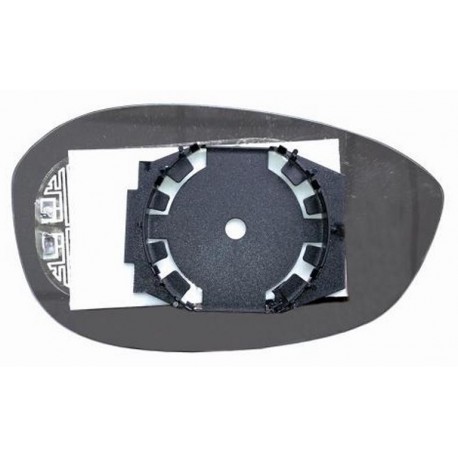 Piastra specchietto termica con vetro blu asferico lato guida - sx