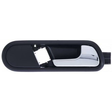 Maniglia apriporta interna anteriore posteriore nera con leva cromata passeggero - dx