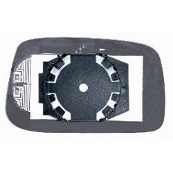 Piastra specchietto termica con vetro blu asferico lato guida - sx