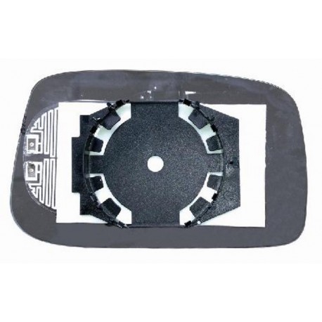 Piastra specchietto termica con vetro blu asferico lato guida - sx