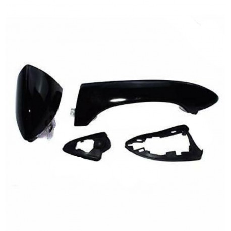 Maniglia apriporta esterna anteriore verniciabile completa di telaio e cavo guida - sx