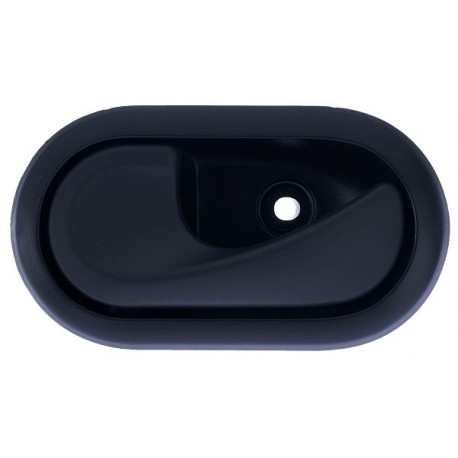 Maniglia apriporta interna anteriore posteriore con leva nera mostrina nera a clip guida - sx