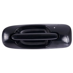 Maniglia apriporta esterna posteriore nera liscia senza foro blocchetto chiave guida - sx