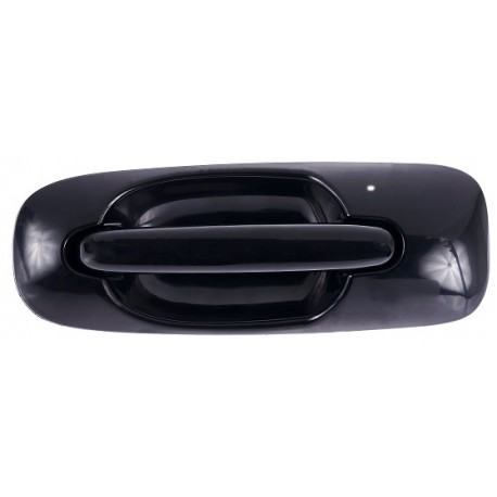 Maniglia apriporta esterna posteriore nera liscia senza foro blocchetto chiave guida - sx