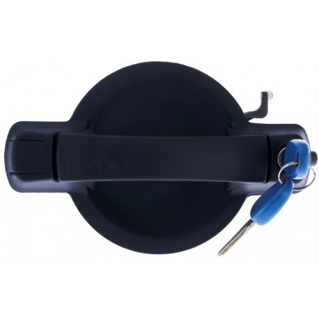 Maniglia apriporta esterna anteriore nera con blocchetto chiave guida - sx