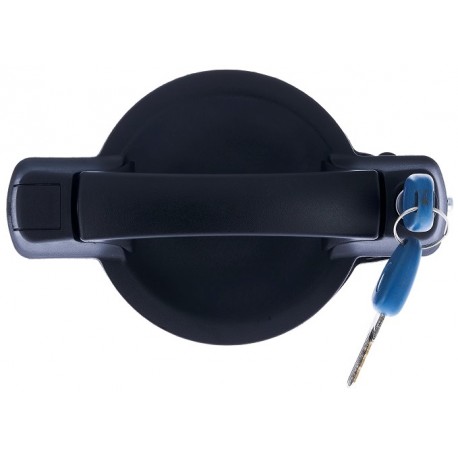 Maniglia apriporta esterna posteriore nera con blocchetto chiave guida - sx