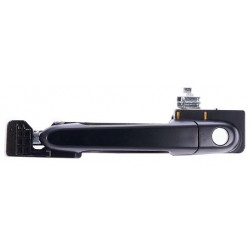 Maniglia apriporta esterna anteriore nera con foro blocchetto chiave guida - sx