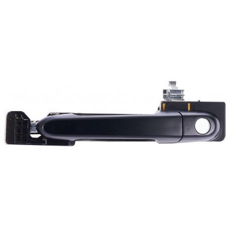 Maniglia apriporta esterna anteriore nera con foro blocchetto chiave guida - sx