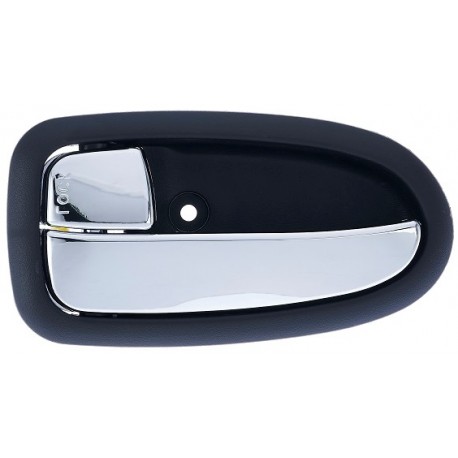 Maniglia apriporta interna anteriore posteriore nera con leva cromata guida - sx