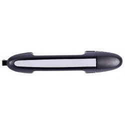 Maniglia apriporta esterna anteriore verniciabile con inserti cromati guida - sx