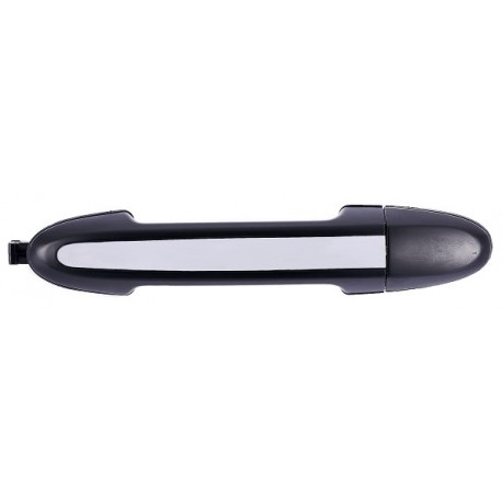 Maniglia apriporta esterna anteriore verniciabile con inserti cromati guida - sx