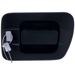 Maniglia apriporta esterna anteriore nera con blocchetto chiave guida - sx